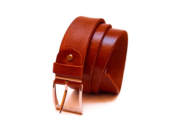 Ceinture cuir marron homme