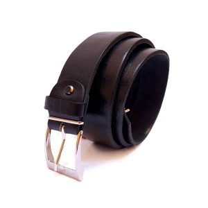 Ceinture cuir noir homme