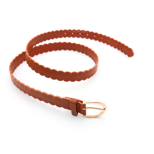 ceinture cuir marron femme